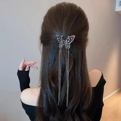 Tassel Butterfly Women's Hair Clip