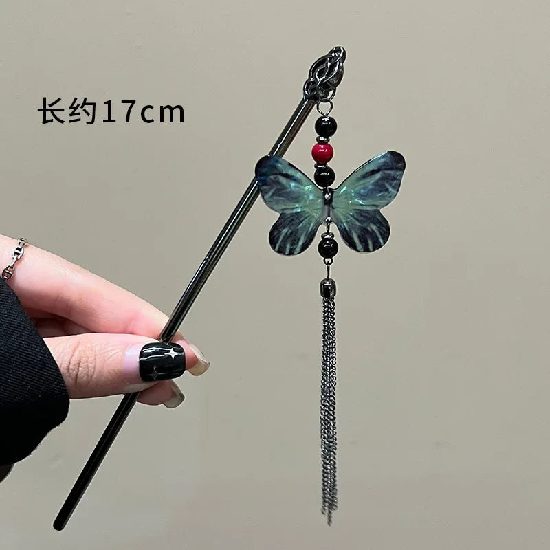 Butterfly Flower Hair Stick for Women