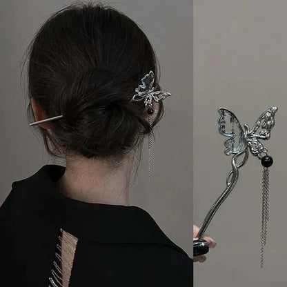 Butterfly Flower Hair Stick for Women