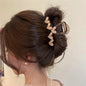 Jelly Heart Cross Hair Claw Clip Non-Slip