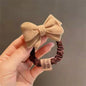 Heart-shaped hair tie, cute bowknot for women