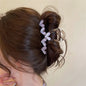 Jelly Heart Cross Hair Claw Clip Non-Slip