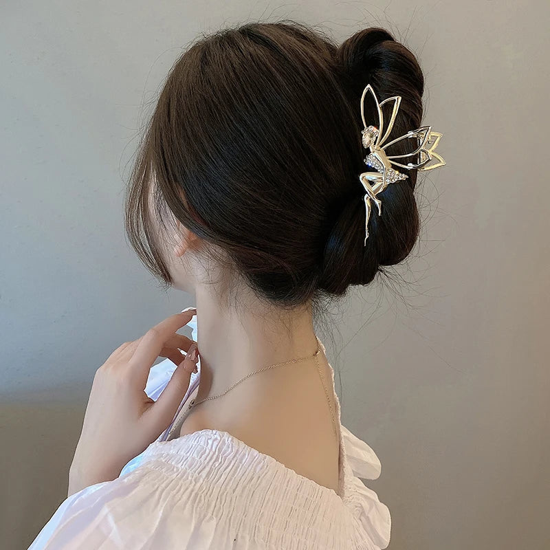 Metal hair clip for women