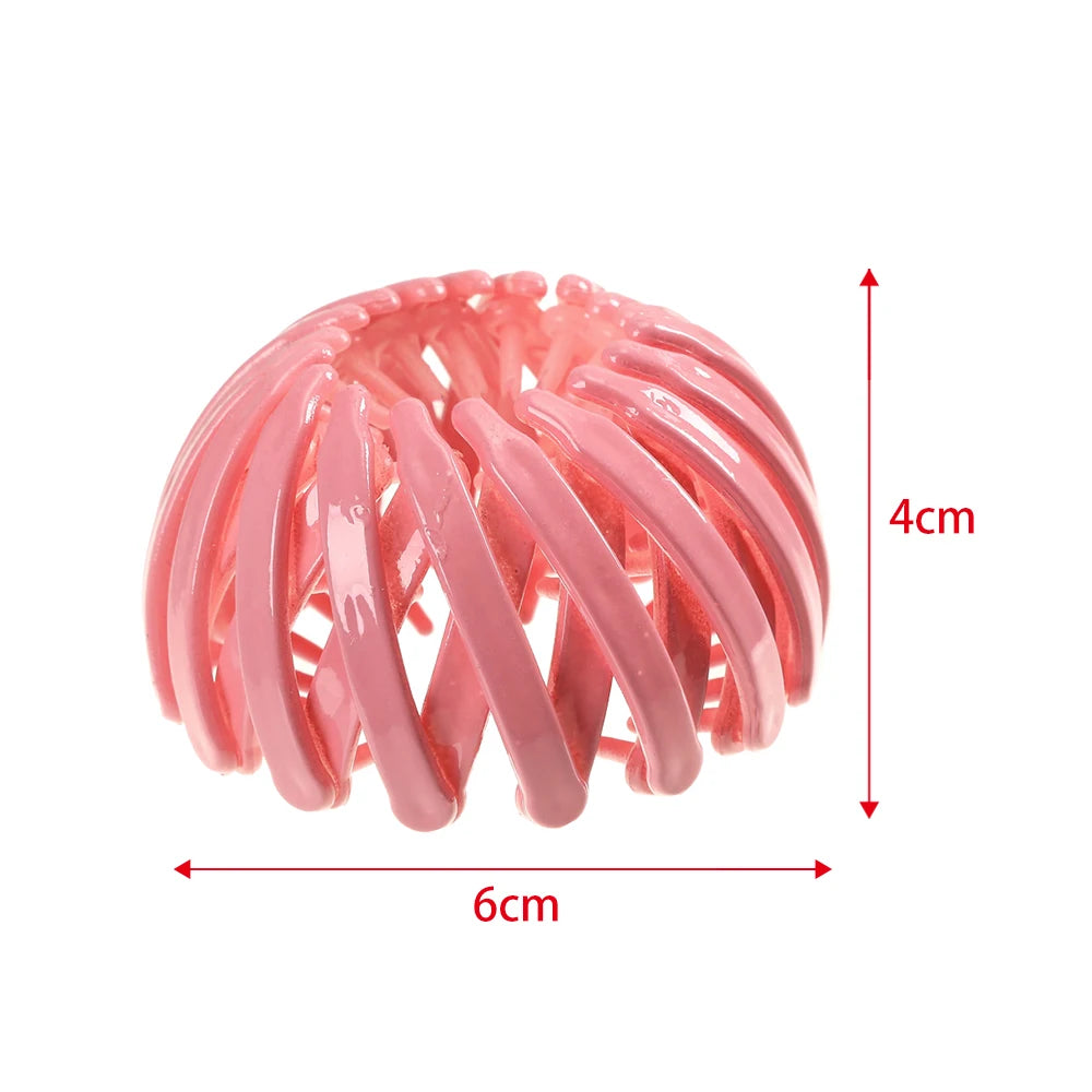 Women's Bun Hair Claw Plastic