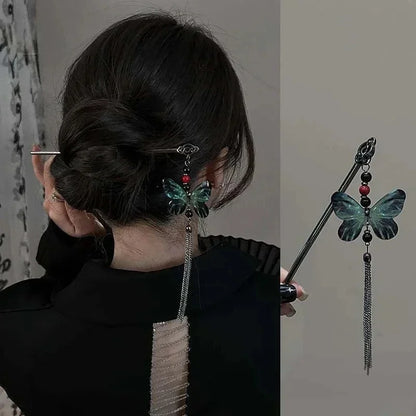 Butterfly Flower Hair Stick for Women