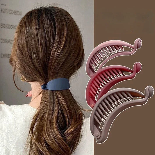 Matte Non-Slip Ponytail Hair Claw