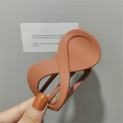 Simple Style Figure-Eight Hair Clip for Women and Girls