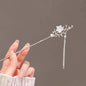 Vintage Moonstone Star and Moon Hairpin for Women